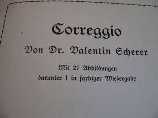 Volksbücher der Kunst Corregio Nr. 28 1911 Belhagen  