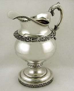 Wilson Coin Silver Cream Pitcher Philadelphia c1825 18oz  
