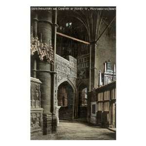 Chapel of Henry VII, Westminster Abbey, London, England Premium Poster 
