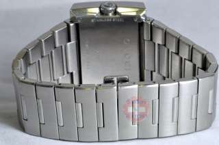 Gucci 100M G   Face with Full Size Steel Bracelet   MENS  