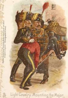 1900 South Africa Boer War British Army Light Cavalry Propaganda 