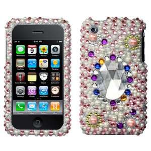  Apple iPhone 3G, 3GS, Princess Diamante Protector Cover 