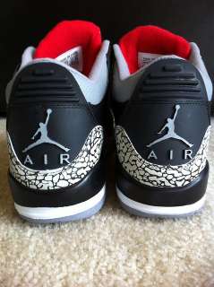 Air Jordan 3 Retro Black Cement NIB!!! Mens Size 10!!! USA SELLER 