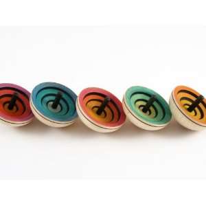  Wooden Spinning Top   Ufo, Flora Toys & Games