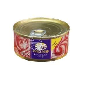  Wellness Beef and Chicken Canned Cat Food Each Pet 