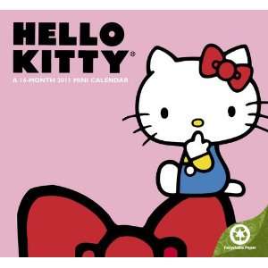  Hello Kitty 2011 Mini Wall Calendar