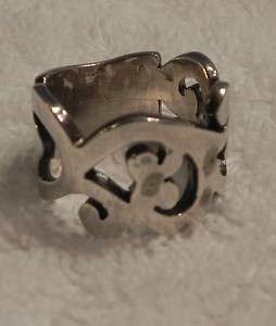 SILPADA R1200 Cut out .925 Sterling Silver Scroll Ring Size 7 RETIRED 