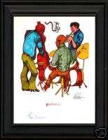 The Session  Dr. Pacheco Lithograph Print   Jazz Band  