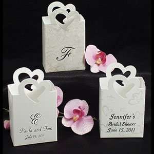  Personalized Heart Mini Wedding Favor Box