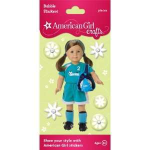 American Girl Crafts Bubble Stickers, Soccer