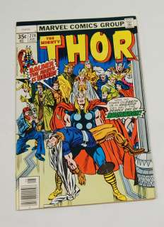 Thor 274 Marvel VF 1978 John Buscema Ragnarok Loki  
