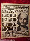 Elvis Tells Lisa Marie Divorce Michael! Odd & Unusual 
