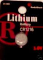 Lithium   CR1216 3 V Battery 3 Volt NIB  