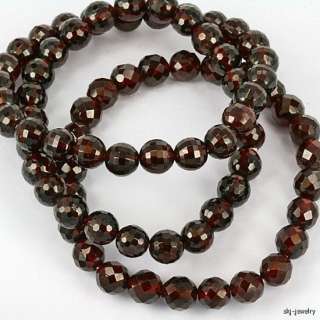 Mozambique Garnet Gemstone Beads   Bracelet Strand  