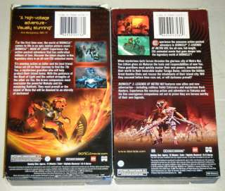  Mask Of Light The Movie & BIONICLE 2 Legends Of Metru Nui VHS Movies