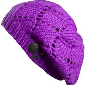   Racing Reggae Beats Girls Beanie Casual Wear Hat   Purple / One Size