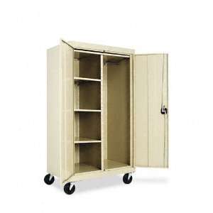  Alera  Mobile Wardrobe/Storage Cabinet, 3 18in Shelves 