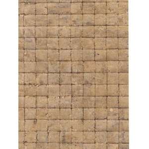 Wallpaper Taupe Tan Cream Faux Tumbled Marble 1 Tile 