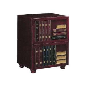  Genuine Leather Library Two drawer Legal  And Lett