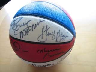 ABA Reunion Signed Basketball Signed by 23 Dr. J.,etc.  