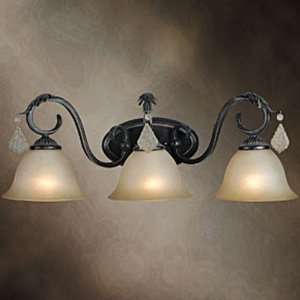   Bronze Gate House 3 Light Bathroom Fixture from the Gate House