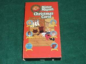 Mister Magoos Christmas Carol VHS Video~Jim Backus  