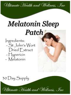 Melatonin Sleep Patch 30 Day Supply  