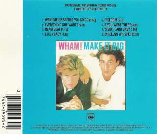 Wham   Make It Big   CD 074643959520  
