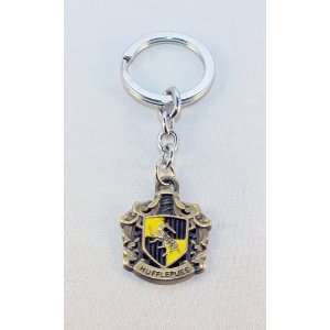  Harry Potter 3D Hogwarts House Metal Badge Keychain 03 style 