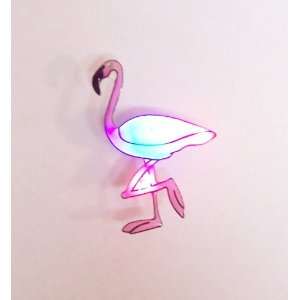    Pink Flamingo Flashing Blinking Rave LED Pin: Everything Else