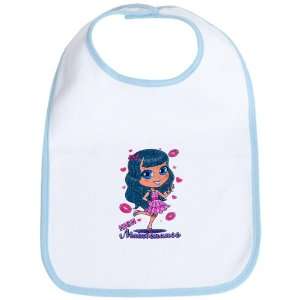   Baby Bib Sky Blue High Maintenance Girl with Kisses: Everything Else
