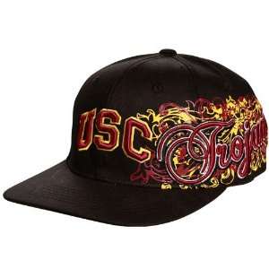   Top of the World USC Trojans Black Rogue 1Fit Hat