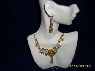 ABBEY NECKLACE SET IN 6 COLORS YOUR CHOICE  