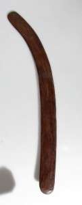 ABORIGINAL ANTIQUE BOOMERANG HUNTING FIGHTING FLUTED EARLY  