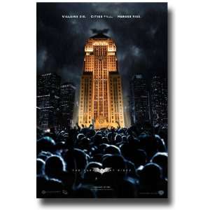   Movie Flyer   Christian Bale   Batman DKR Building: Home & Kitchen