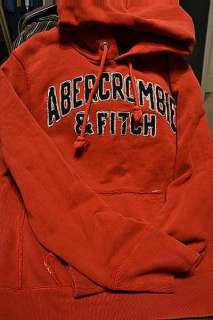 Abercrombie & Fitch Jacket Hoodie Red  