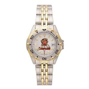   Terrapins Womens Brushed Chrome All Star Watch