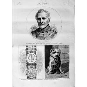  1875 FIELD MARSHAL MAYNARD GOMM MEDAL ASHANTEE WAR DOG