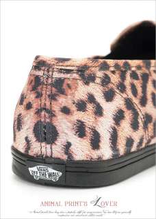 BN Vans Slip On Lo Pro Leopard Black Shoes Feature DRI LEX 21011384 