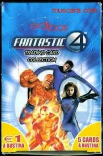 Fantastic Four Cards   Box 24 Packs   Edibas F4  