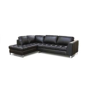  Valentino 2PC LF Chaise Pillowtop Sectional with Metal Leg 