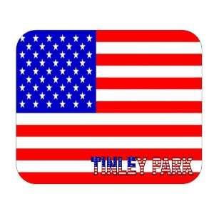  US Flag   Tinley Park, Illinois (IL) Mouse Pad 