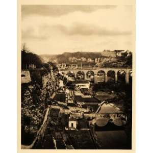  1932 Clausen Lower Town Alzette Valley Luxembourg City 