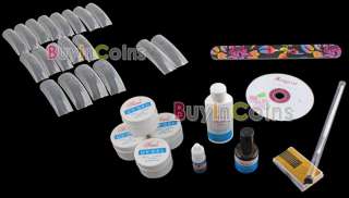 DIY Professional UV Gel Nail Art Acrylic Glue Full Kit  