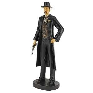   West Statue Doc Holiday Wyatt Earp Sculpture Figurine: Home & Kitchen