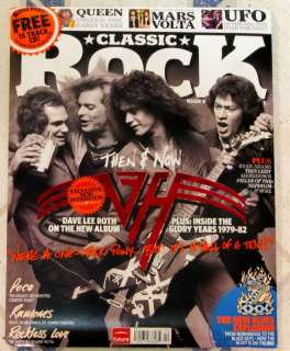 CLASSIC ROCK April 2012 + CD VAN HALEN Ramones QUEEN EARLY YEARS 