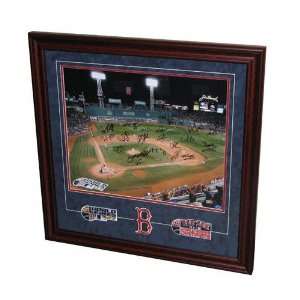  Boston Red Sox   2007 World Series Pitch   Framed Team 