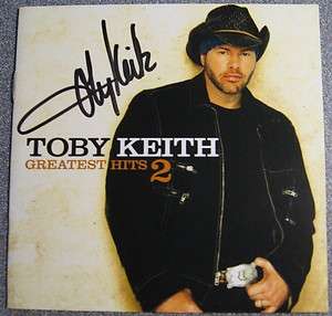 Toby Keith Autographed CD Cover Greatest Hits 2  