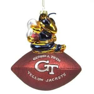  Georgia Tech Yellowjackets NCAA Glass Mascot Football 