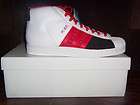   Mens Athletic Adidas Pro Model Shell Toe Wh/Red/Blk Size 11.5